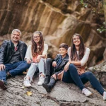 profesionální fotografie rodiny a dětí, exteriér, park